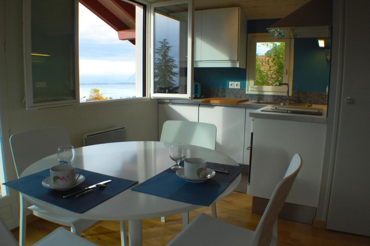 Le Cottage De Veyrier, Tres Jolie Vue Lac - Lla Selections By Location Lac Annecy Exteriör bild