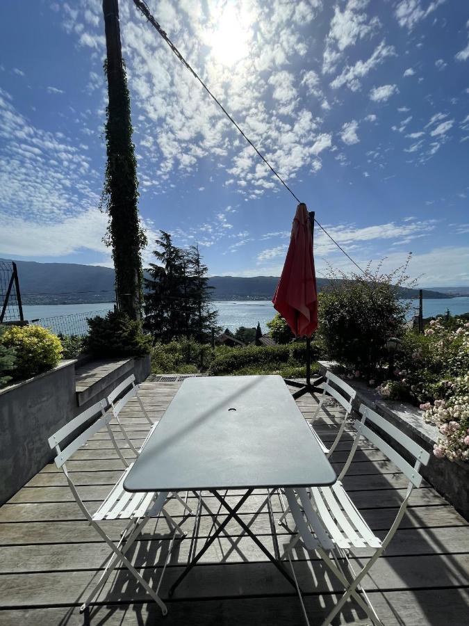 Le Cottage De Veyrier, Tres Jolie Vue Lac - Lla Selections By Location Lac Annecy Exteriör bild