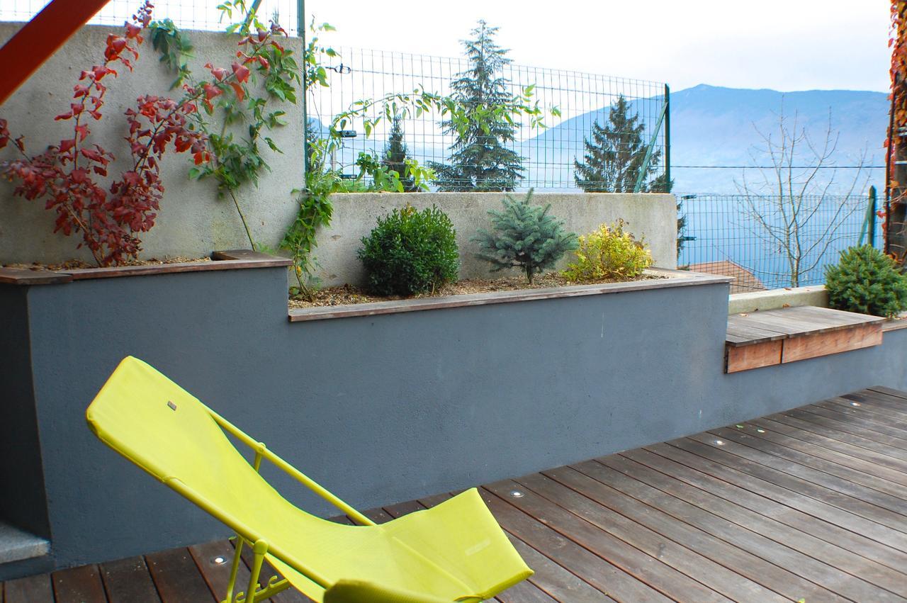 Le Cottage De Veyrier, Tres Jolie Vue Lac - Lla Selections By Location Lac Annecy Exteriör bild